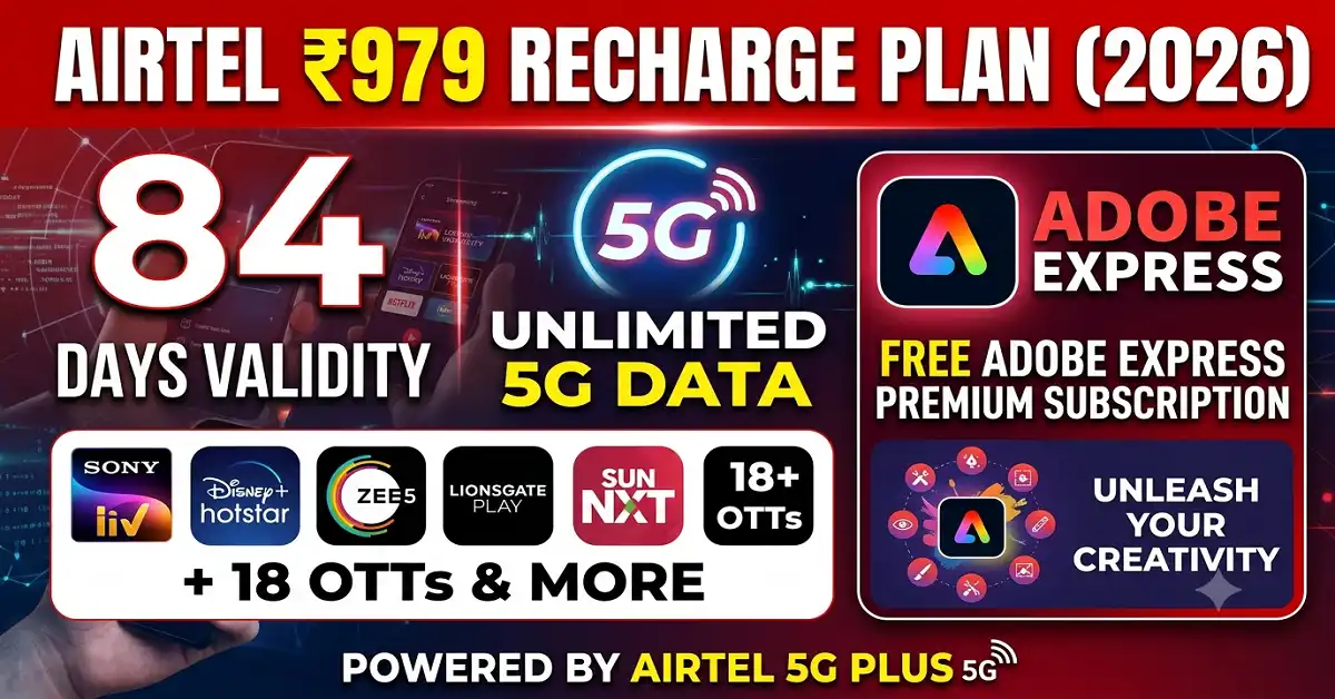Airtel ₹979 Recharge Plan (2026)